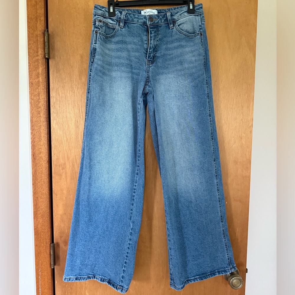 Celebrity Pink Light Blue Wide Leg Jeans
